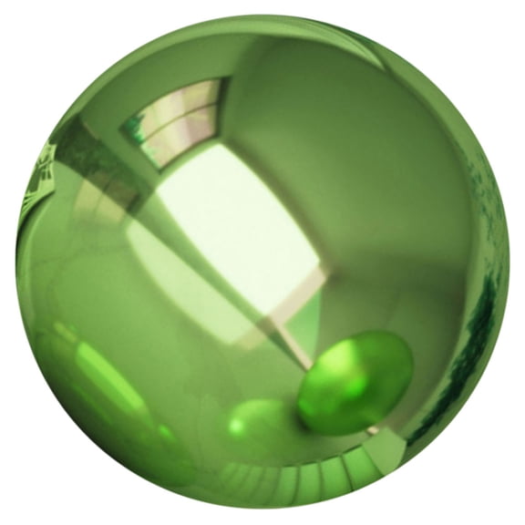Green Floating Solar Baseball Sphere with Mirror Reflective Design for Outdoor Water Decoration