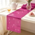 thumbnail image 1 of Mirror Sequin Table Runner | Shiny Glitter Party Decor | Metallic Fabric Cover for Wedding Birthday Holiday Banquet Home Table Setting, 1 of 6