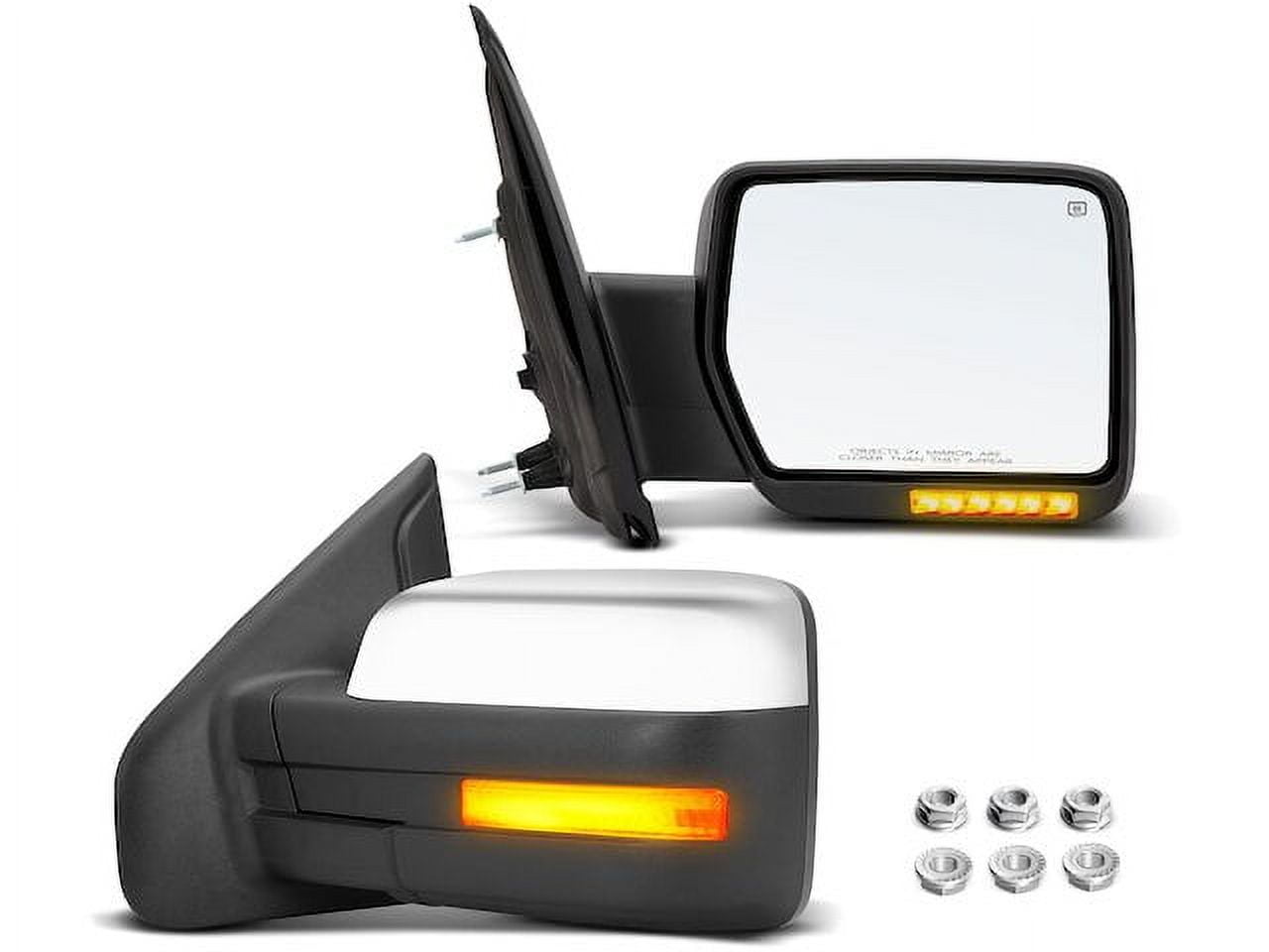Right Side Passenger Mirror Glass For 2009-2014 Ford F-150 – Power, Convex, Gray