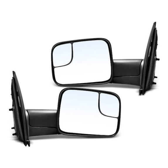 Mirror Set 2 - Compatible with 2005 - 2009 Dodge Ram 2500 - Autopart Premium