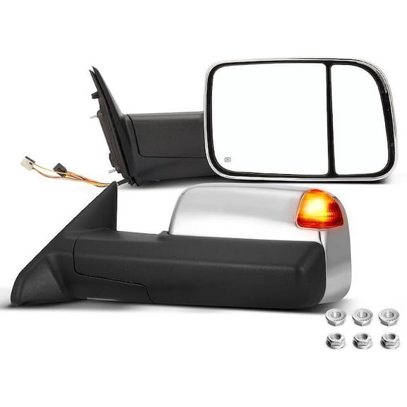 Mirror Set 2 - Compatible with 2019 - 2022 Ram 1500 Classic 2020 2021