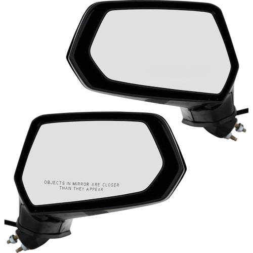 Mirror Set Of 2 For 2010-2015 Chevrolet Camaro Power Primed Paintable
