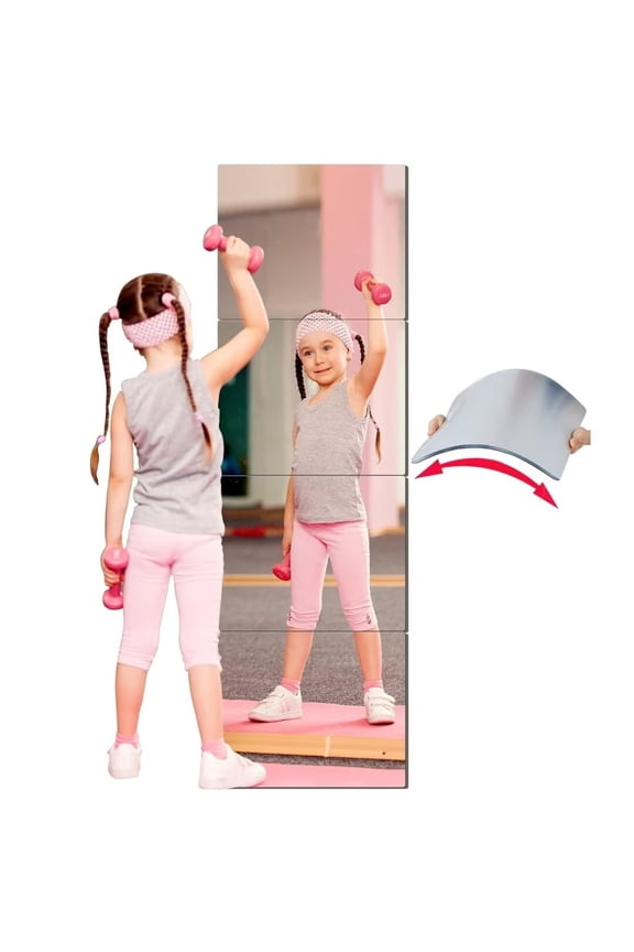 Mirror Shatterproof Bathroom Wall Hanging Mirrors Unbreakable Handheld Makeup Mirror Portable Shower Mirror with Hole & Self Adhesive Hook for Women Men Shave Outdoor Camping A180