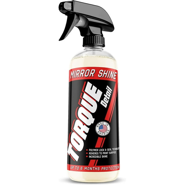 Mirror Shine Super Gloss Ceramic Wax & Sealant Hybrid Spray by Torque Detail Showroom Shine