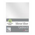 thumbnail image 1 of Mirror Silver Cardstock - 8.5 x 11 inch - .012" Thick - 20 Sheets - Clear Path Paper, 1 of 9