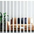 thumbnail image 1 of Mirror Tiles, 2''x20''Mirror Tiles Self Adhesive Stripe Wall Mirror Stickers (Not Glass) Removable Long Acrylic Frameless Mirror Sheets for Home Living Room Bedroom DIY Decor (10Pcs), 1 of 7