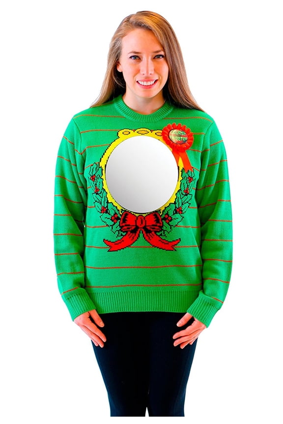 Unisex Ugly Christmas Sweater, Green