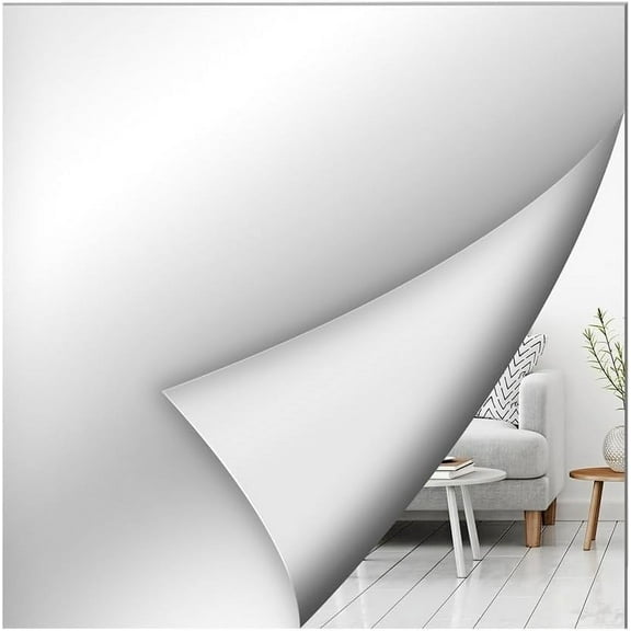 Mirror Wall Full Length,12X12 Inch Unbreakable Mirror Tiles for Bedroom Home Gym Door, Acrylic Squares Mirror Full Body Shatterproof Mirror Stickers for Walls,Mirror Sheets (4pcs)