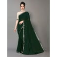 thumbnail image 1 of Mirror Work Embroidered Pure Georgette Saree - 28369798, 1 of 6