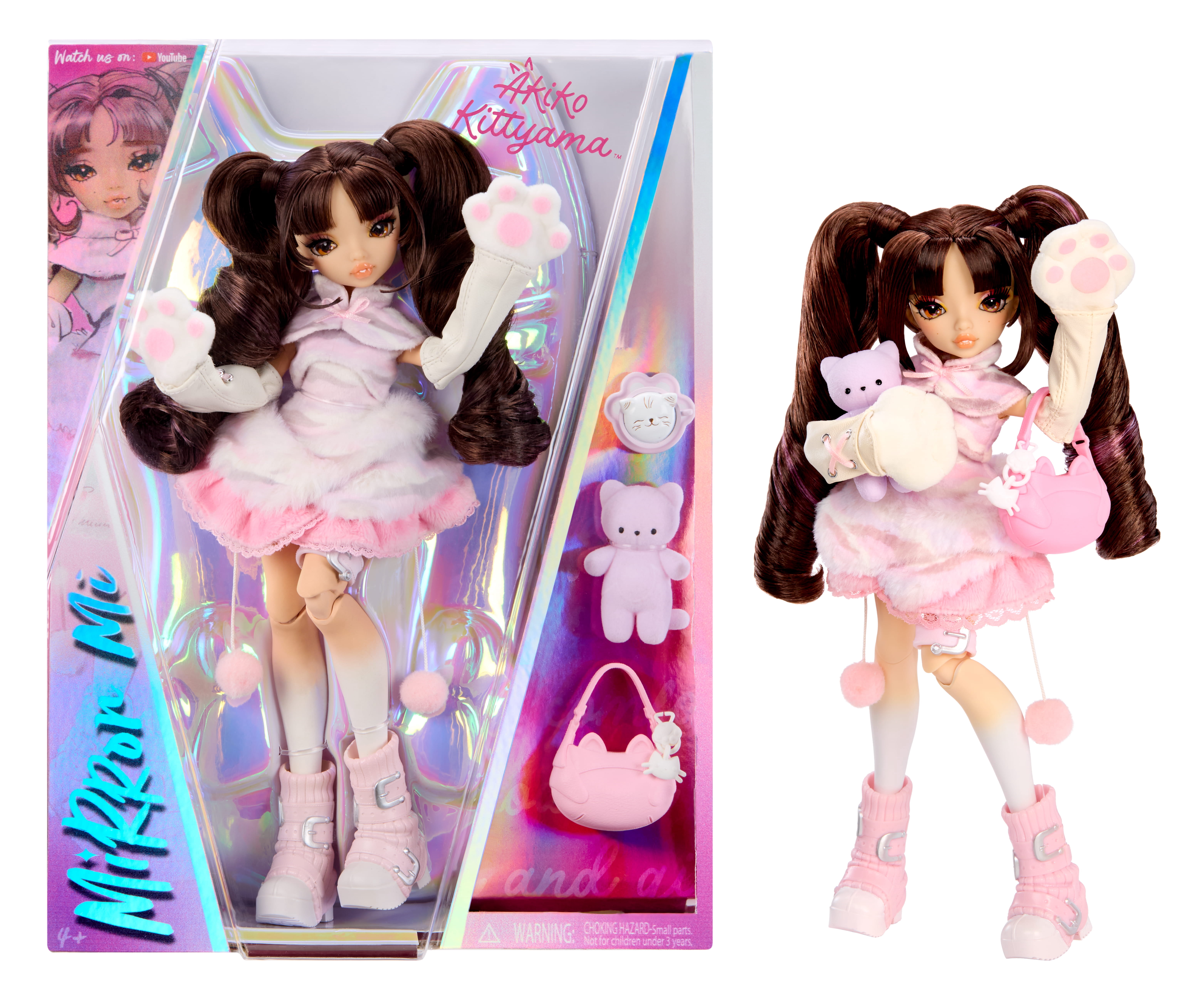 Mirror Mi Akiko Kittyama Fashion Doll with Accessories, Cozy
