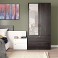 thumbnail image 1 of Woodpeckers Furniture and Mattress Mirrored 2 Door Wardrobe & 2 Drawers, 1 of 6