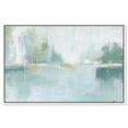 thumbnail image 1 of Mirrored Aqua Dream I Canvas Coastal Abstracts by Art Remedy, White Frame, 54" x 36", 1 of 7