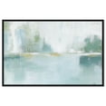 thumbnail image 1 of Mirrored Aqua Dream I Canvas Teal Wall Art by Art Remedy, Black Frame, 15 x 10, 1 of 7