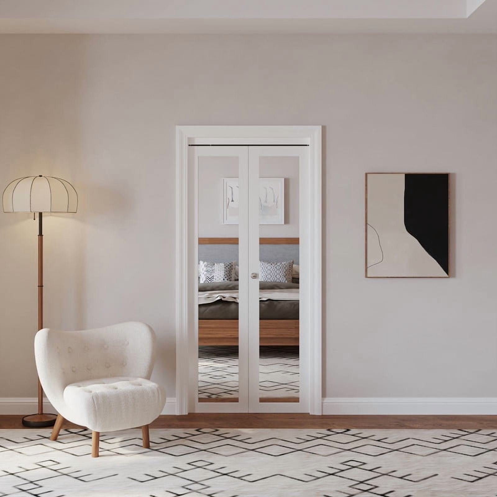 Mirrored Bi-Fold Doors 24\, image size:1600x1600