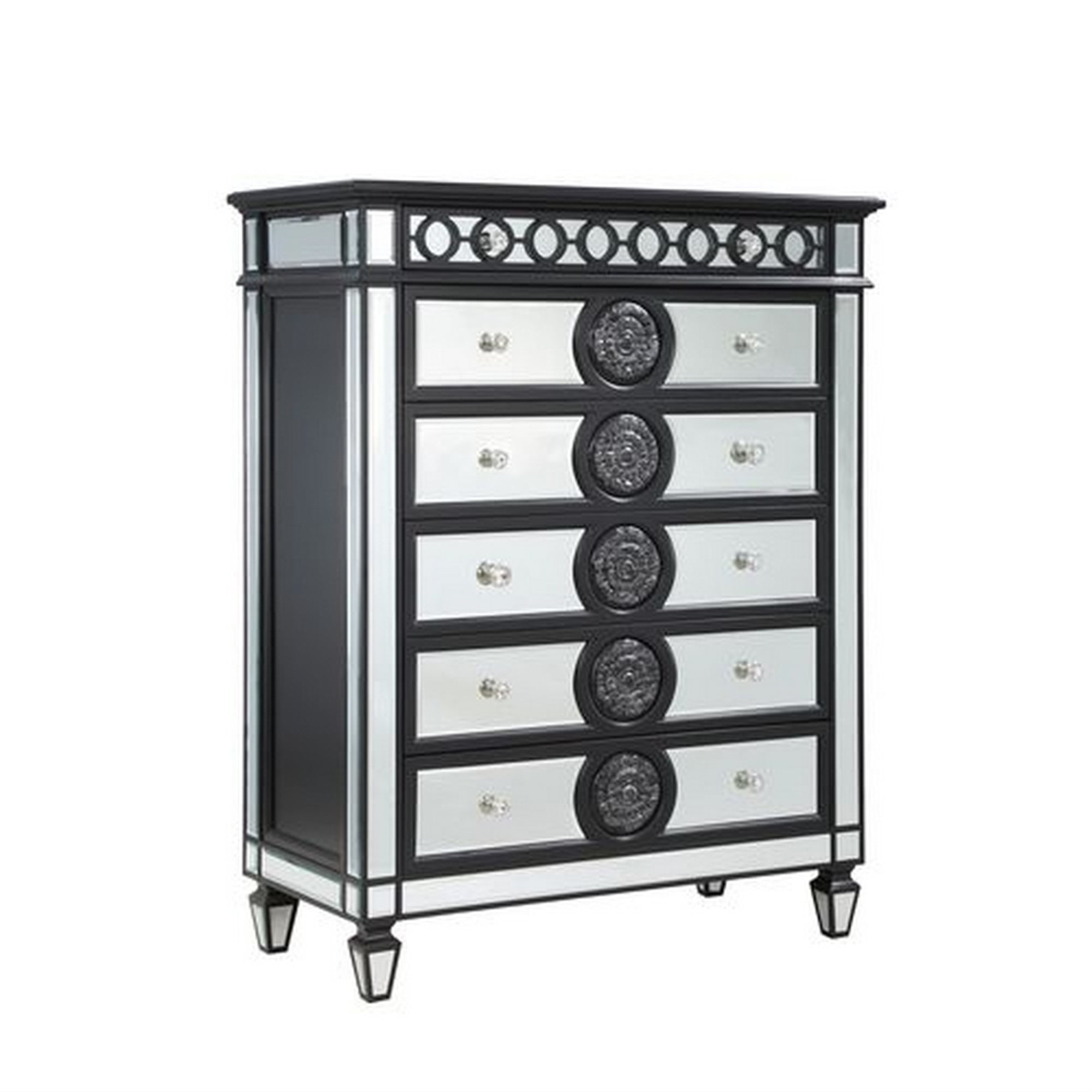 Mirrored chest of on sale drawers walmart