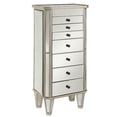 thumbnail image 1 of Mirrored Jewelry Armoire with Silver Wood, 1 of 1