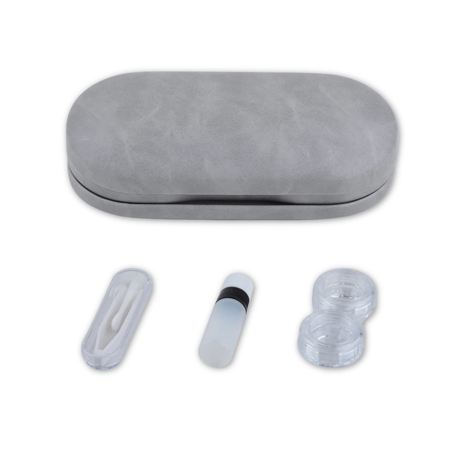 Mirrored Lenses Box Container Travel Kits Solid Color Lenses Box ...