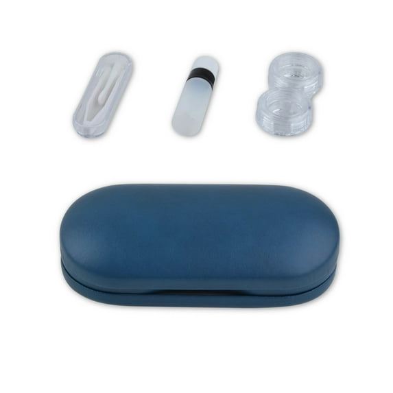 Mirrored Lenses Box Container Travel Kits Solid Color Lenses Box Removable Box Glasses Accessories
