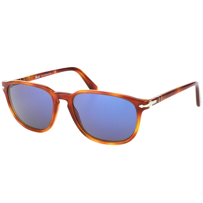 Mirrored PO3019S 96 56 52 Brown Square Sunglasses