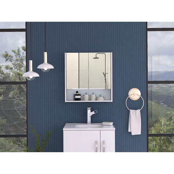 Mirrored Storage Benefit - Appropriate for Different Bathroom Styles, Quick Item Finding