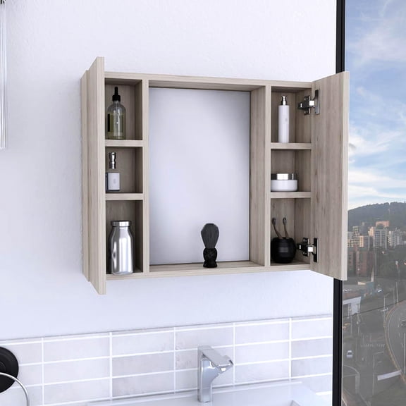 Mirrored Surface - Storage Purpose - Studio Apartment - Durable Cabinet