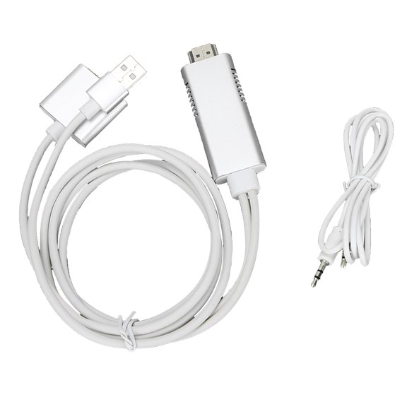 Mirroring Adapter Cable USB Female to HD Multimedia Interface Male HD Mirroring Cable for Android Black