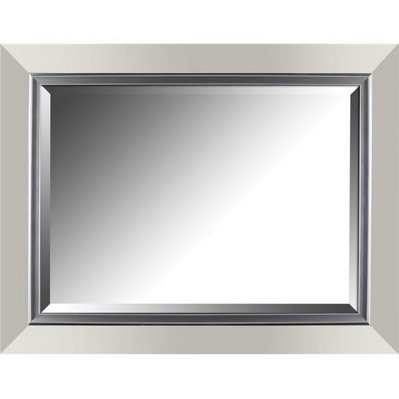 Mirrorize Canada IMM277ONL 27 x 35 in. Gradient Bathroom Mirror, Silver