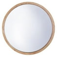 thumbnail image 1 of Mirrorize Canada IMP8433 22 in. Round Mirror, Natural Brown, 1 of 3