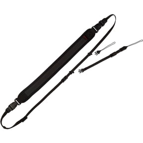 Op/Tech Mirrorless Sling Strap with Mini QD Loops for Mirrorless Cameras and Other Small SLR Cameras, Black
