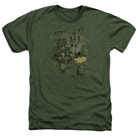 Mirrormask - Dont Let Them - Heather Short Sleeve Shirt - Small