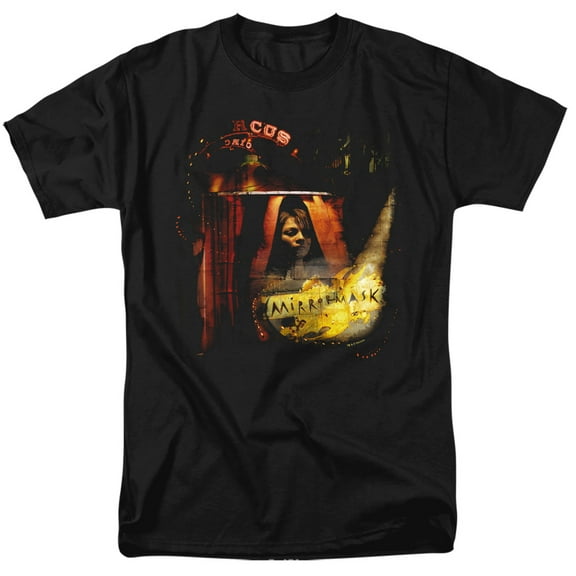 Mirrormask Men's  Big Top Poster T-shirt Black