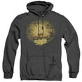 thumbnail image 1 of Mirrormask Sketch Adult Heather Hoodie Sweatshirt Black, 1 of 1