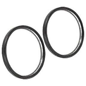 Mirrors 2 Inch Convex Blind Spot Mirror Black Border w/Adhesive Set of 2