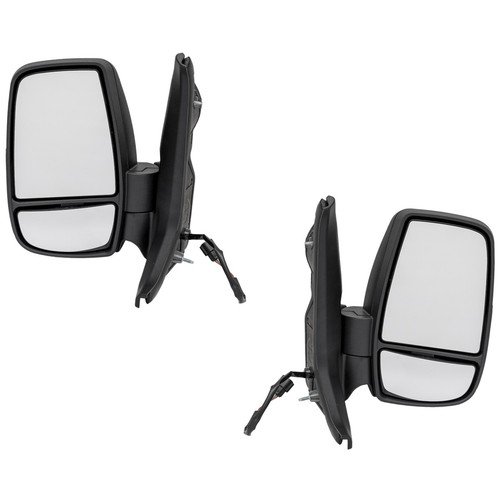 Mirrors For 2018-2019 Ford Transit-250 Driver and Passenger Side Power Textured
