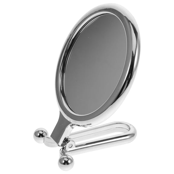 UKCOCO Hand Mirror Silver 1Set for Salon Use and Makeup Mirror
