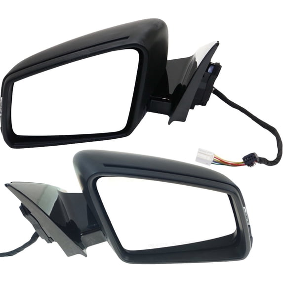 Mirrors Power Manual Folding HeatedIn-housing Signal Light w/memory Replacement for 2010 Mercedes Benz E350 4Matic