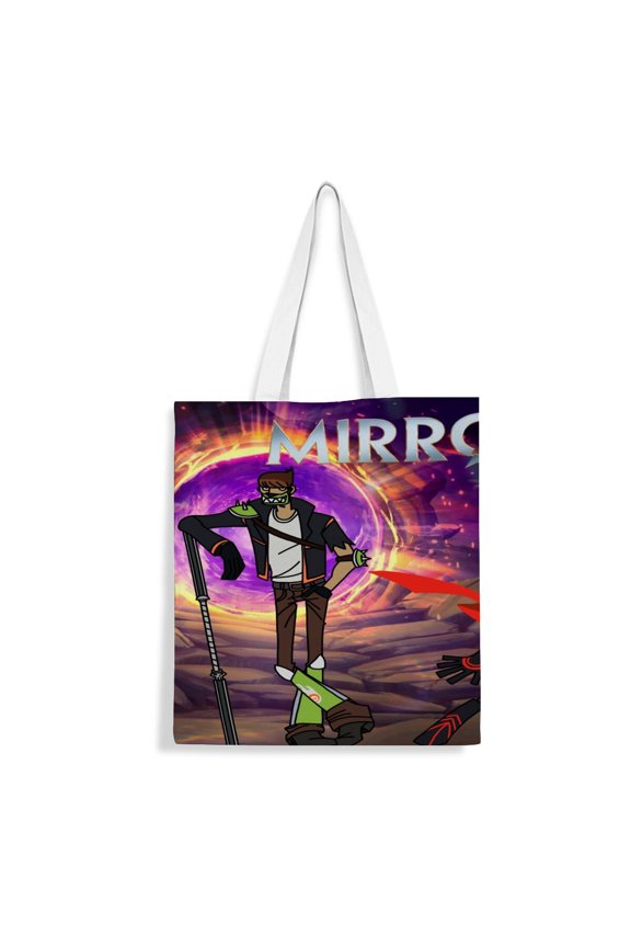 Mirrorverse Tote Bag Fans Inspired Gift Lover Shoulder Bag Shopping Canvas Merchandise