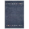 thumbnail image 1 of Mirsk Navy Modern Polyester Area Rugs for Living Room Washable Rugs Boho Moroccan Area Rug Soft Geometric Bohemian Carpet Distressed Indoor Rug for Bedroom Dining Room Office Nonslip Rug, 1 of 9