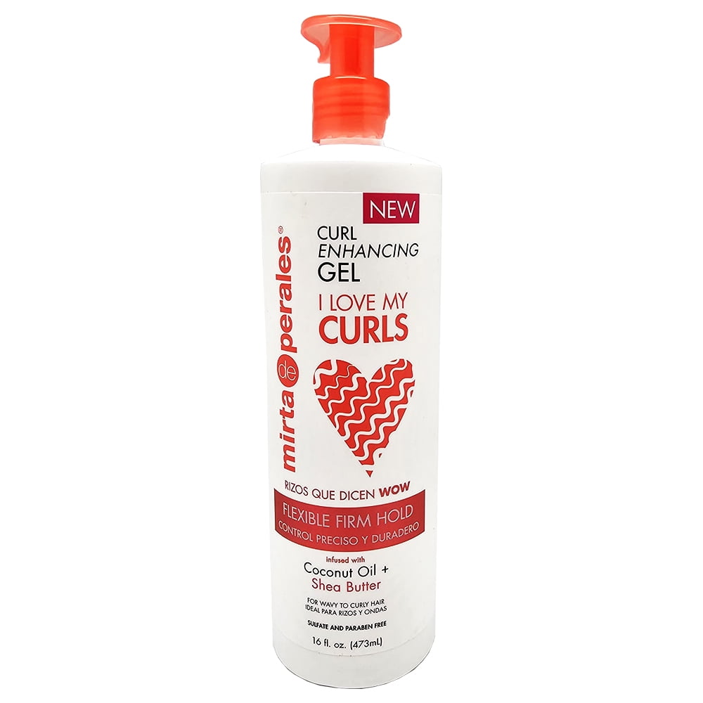 Mirta De Perales I Love My Curls Hair Gel,Enriched With Shea Butter And Coconut Oil. 16oz