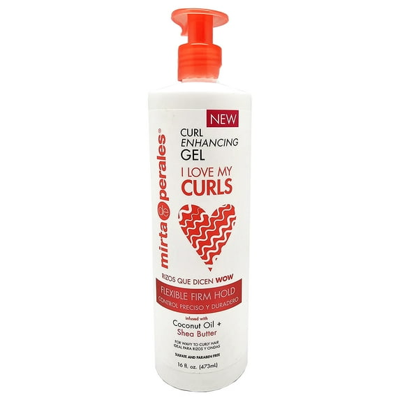 Mirta De Perales I Love My Curls Hair Gel,Enriched With Shea Butter And Coconut Oil. 16oz
