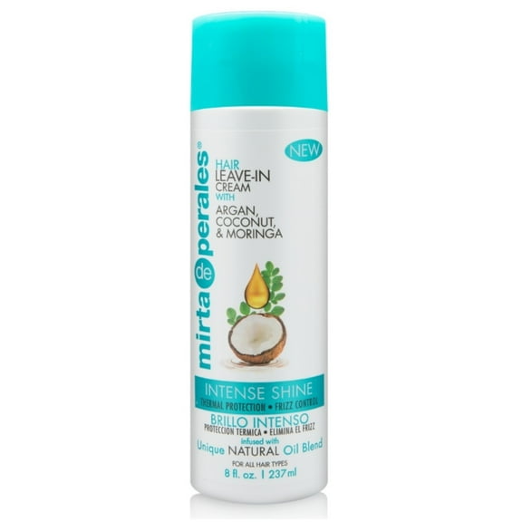 Mirta De Perales Oil Blend Leave-In Hair Cream with Argan Coconut and Moringa 8 Oz.