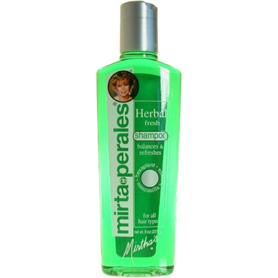 Mirta de Perales Herbal Fresh Shampoo for All Hair Types, 8 oz (Pack of 2)