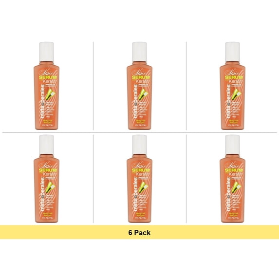 Mirta de Perales Keratin Shine Enhancing Hair Serum with Argan Oil from Morocco, 4 oz - 6 Pack