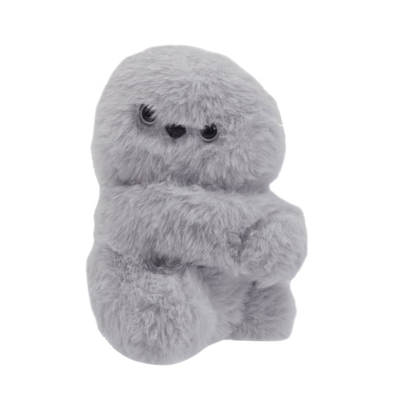 Mirumi 6.7" Interactive "Shy" Desk Pet Plush - Smart Curiosity Simulator Robot with Motion Sensors - Adorable Robotic Companion for Office Stress Relief & Home Decor - Unique Tech Gift