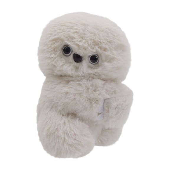 Mirumi 7.8" Interactive "Shy" Desk Pet Plush, Shy Owl Robot Mirumi, Multipurpose Plush Doll with Bracelet & Bag Pendant Design, Cute & Functional Gift