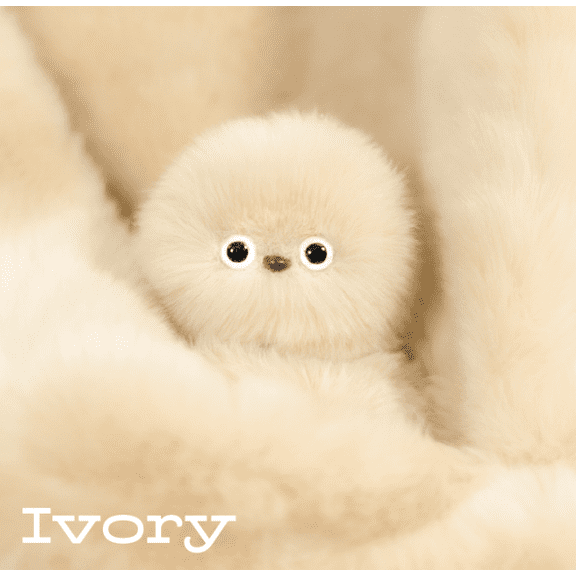 Mirumi Interactive AI Companion Robot - Smart Backpack Pet with Emotional Eye-Contact, Animated Expressions & Social Interaction, Heartwarming Gift for Commuters (Ivory)