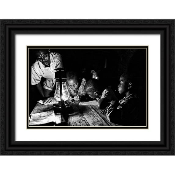 Mirzaie, Foad 32x23 Black Ornate Wood Framed with Double Matting Museum Art Print Titled - Untitled