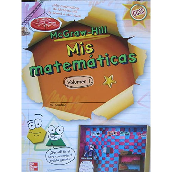 Pre-Owned Mis Matematicas McGraw Hill My Math Grade 3 Volume 1 Spanish Student Edition Paperback