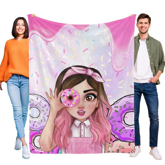 Mis Pastelitos Blanket Soft Bed Sofa Throw Cozy Lightweight Birthday Gift