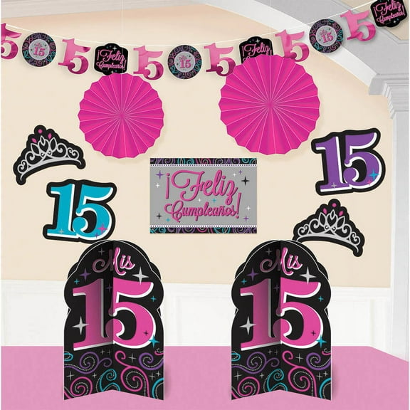 Mis Quince Anos Room Decorating Kit